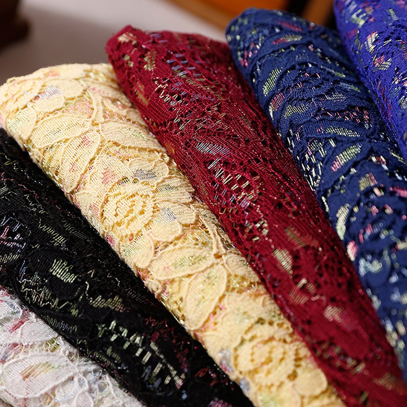 Lace Fabric Eyelash Cutwork for Women's Wear Wholesale Supplier 8